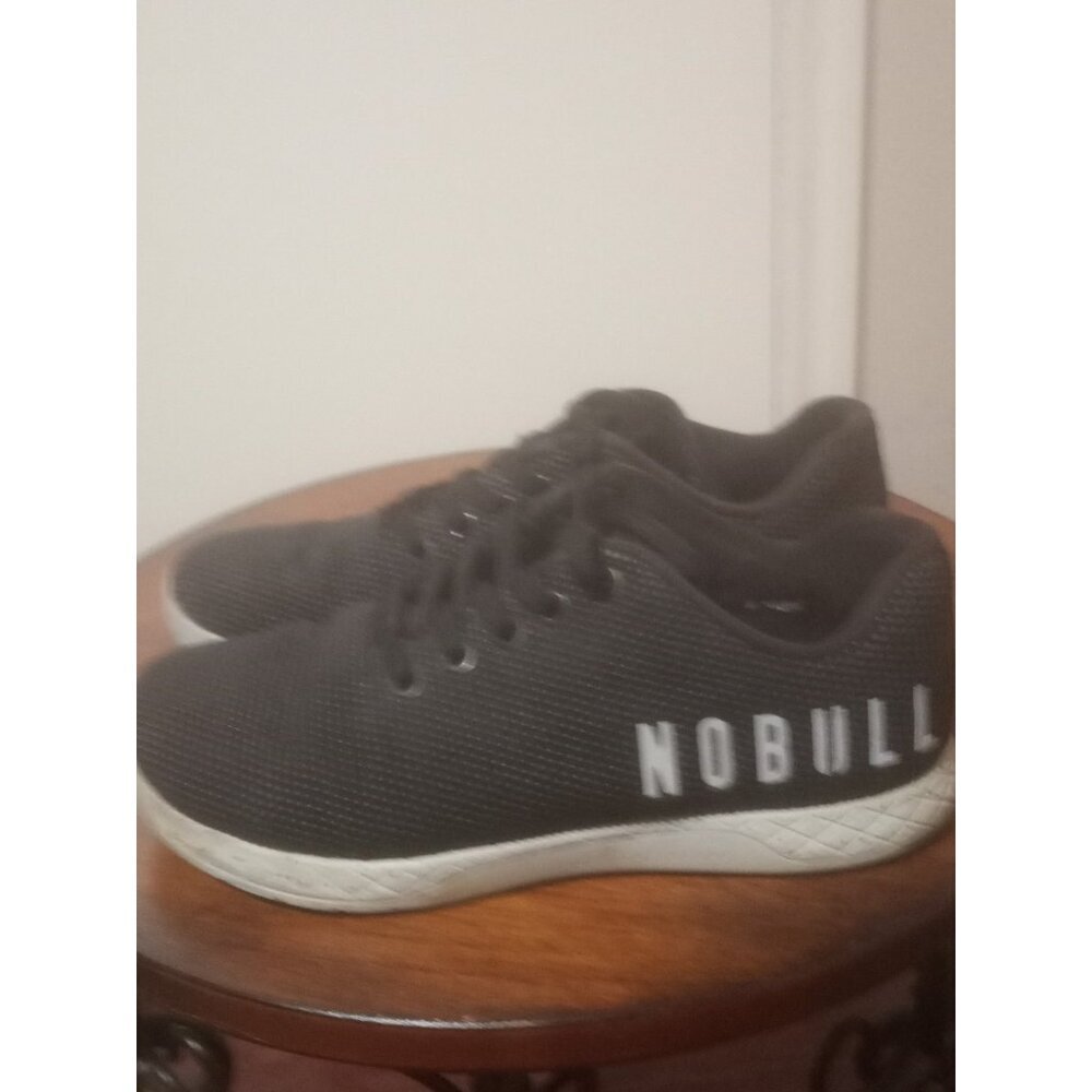 NOBULL Men 5.5 Outwork Impact Shoes Black Trainer Sneakers Superfabric Womens 7 - Picture 10 of 13